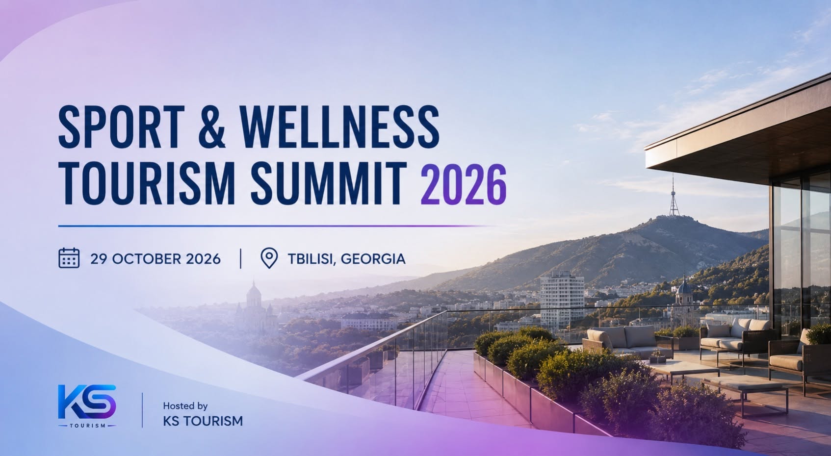 Banner of the Sport and Wellness Tourism Summit 2026